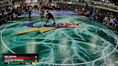 152 lbs Quarterfinals (8 Team) - Fletcher Peterson, Hastings vs Isac Deonigi, Tahoma