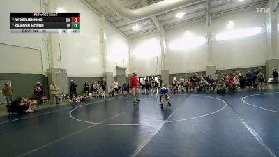 66 lbs Cons. Round 2 - Ryder Jenkins, Preston Warriors vs Kamdyn Horne, Box Elder Stinger Wrestling