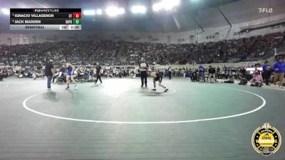 B6A-113 lbs Semifinal - Jack Madden, Sapulpa vs Ignacio Villasenor, Stillwater