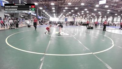 105 lbs Consi Of 16 #2 - Josiah Orozco, CO vs Tate Goodson, VA