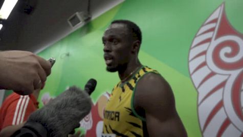 'I'll be ready' - Usain Bolt after running 9.96 in round 1