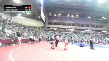 58 lbs 1st Place Match - Zadik Talburt, Honey Badger Wrestling Club vs Lucas Williams, Harrison Youth Wrestling