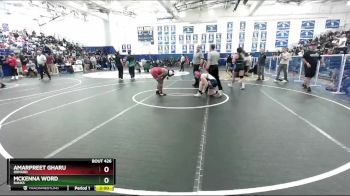 145 lbs Champ. Round 2 - McKenna Word, Banks vs Amarpreet Gharu, Oxnard
