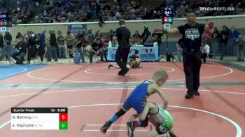 37 lbs Quarterfinal - Bowen Balthrop, Piedmont vs Easton Wigington, Watonga Blaine County Grapplers