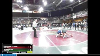 170 lbs Cons. Round 2 - Matthew Duthie, Post Falls vs Ryan Olsen, Syracuse