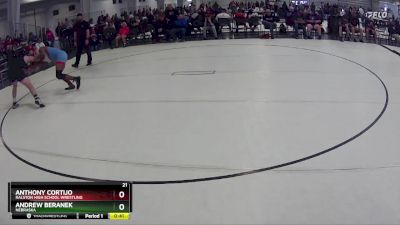 168 lbs Cons. Round 3 - Anthony Cortijo, Ralston High School Wrestling vs Andrew Beranek, Nebraska