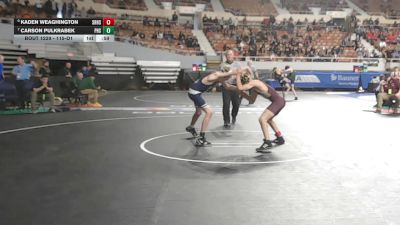 115-D1 Cons. Round 2 - Carson Pulkrabek, Pinnacle High School vs Kaden Weaghington, Shadow Ridge High School
