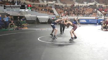 115-D1 Cons. Round 2 - Carson Pulkrabek, Pinnacle High School vs Kaden Weaghington, Shadow Ridge High School