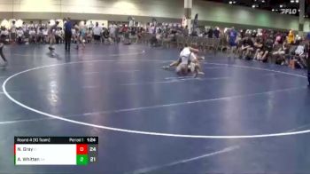 132 lbs Round 4 (10 Team) - Nikolas Gray, Wellington - Dev vs Aiden Whitten, MXW White