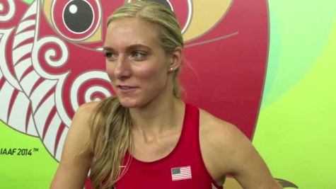 Emma Coburn mum on medal chances after steeple prelim