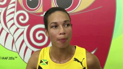 Emotional Aisha Praught represents Jamaica in World Champs steeple
