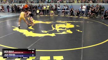 97 lbs Cons. Round 2 - Jack Pegues, Juneau Youth Wrestling Club Inc. vs Seth Gilila, Bethel Freestyle Wrestling Club