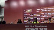 Genzebe Dibaba, Faith Kipyegon, Sifan Hassan at 1500m press conference