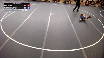 63 lbs Champ. Round 1 - Kael Schut, MN Elite vs Matthew Huffer, Coon Rapids Mat Bandits
