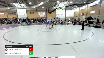 145 lbs Consi Of 4 - Kaydence Atkinson, New Britain vs Aubrey Hastings, Cumberland