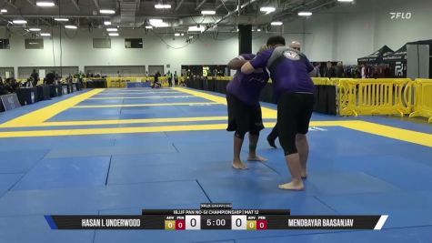 Mendbayar Baasanjav vs Hasan I. Underwood 2026 Pan IBJJF Jiu-Jitsu No-Gi Championship