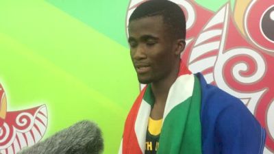 Anaso Jobodwana sets South African record, wins bronze in 200m