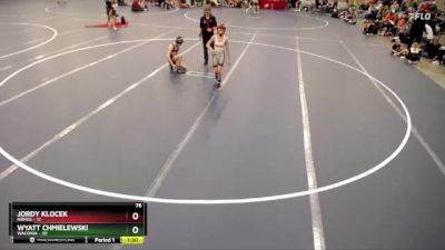 76 lbs Quarterfinals (8 Team) - Jordy Klocek, NRHEG vs Wyatt Chmielewski, Waconia