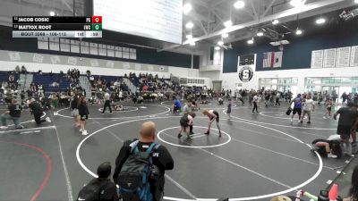108-113 lbs Cons. Round 3 - Jacob Cosic, Petersons Grapplers vs Mattox Root, Legacy Wrestling Center
