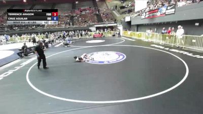 67 lbs Champ. Round 1 - Terrence Aragon, Poway Wrestling vs Cruz Aguilar, United Wrestling Club