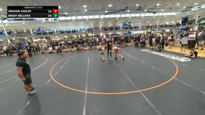 75 lbs Champ. Round 1 - Graham Gabler, Unattached vs Brady Bellavia, Unattached