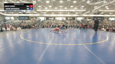 126 lbs Champ. Rd Of 16 - Diego Gamez, Dethrone vs Jesse Grossman, Billings Wrestling Club