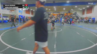 138 lbs Quarterfinal - Aiden Rios-Ramirez, Nogales vs Micah Wegman, Calabasas