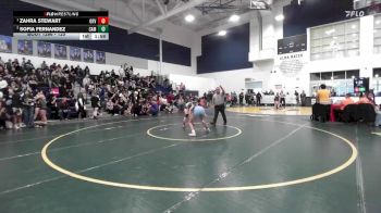 125 lbs Semifinal - Zahra Stewart, Orange Vista vs Sofia Fernandez, Camarillo