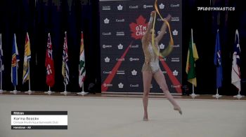 Karina Boeckx - Ribbon, Chinook Rhythmique Gymnastic Club