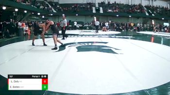 197 lbs Quarterfinal - Lucas Daly, Michigan State vs Evan Bates, Northwestern