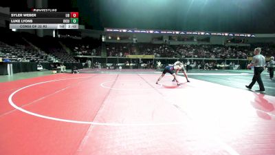 184 lbs Consi Of 32 #2 - Syler Weber, Liberty vs Luke Lyons, Grand Valley State