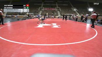 133 lbs 1st Place Match - Zac Bosken, Reinhardt University (GA) vs Colt Brown, Unattached