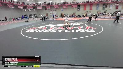 141 lbs Semifinal - Jake Penzato, Aurora Universtiy vs Sam Lorenz, Wisconsin-La Crosse