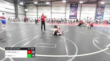 142 lbs Rr Rnd 2 - Jacob Pomraning, D3Primus vs Ryan Hoey, OBWC Bazooka