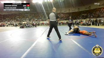 G5A-155 lbs Quarterfinal - Myciaha Brown, Douglass-Girls vs Iilana Salazar, Jay-Girls