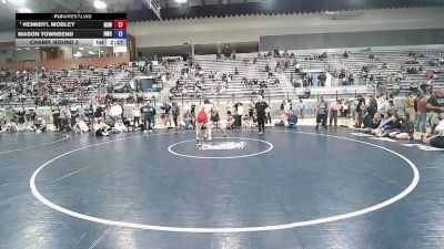 61-65 lbs Champ. Round 3 - Kenndyl Mobley, NW Spartans Wrestling vs Mason Townsend, Ridgefield Wrestling Club