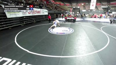 70 lbs Cons. Rd Of 16 - Christopher Martinez, Overtime Wrestling Club vs Isaac Benivedez, Titan Mercury Wrestling Club (TMWC)