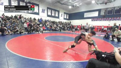 108 lbs Champ. Round 1 - Tony Quiros, Eastvale Elite vs Dylan Loza, Rough House