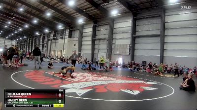 138 lbs Quarters - Delilah Queen, Black Mambas vs Hailey Berg, Girls With Grit Blue