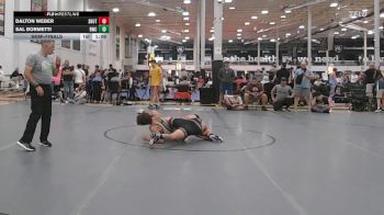 134 lbs Semifinal - Dalton Weber, Team Shutt Garnett Trained - HSC vs Sal Bormetti, Ruthless - HSC