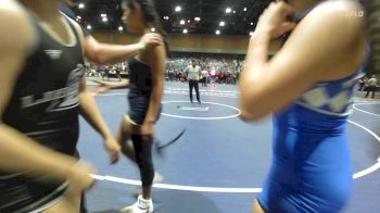 135 lbs Consi Of 16 #2 - Shyann Martinez, McQueen vs Alesia Huerta, Liberty