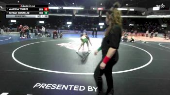 Girls 100 lbs Semifinal - Vanessa Torres, Granger (Girls) vs Alyzah Gonzalez, Richland (Girls)