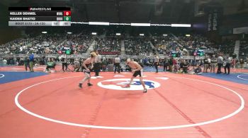 3A-120 lbs Cons. Round 1 - Keller Dehmel, Worland vs Kaiden Shatto, Douglas