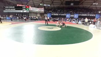 Boys 4A 132 lbs Cons. Round 3 - Taylor Mauss, Ferris vs John Kindler, Eastlake