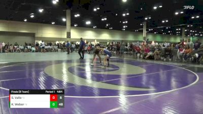 105 lbs Finals (8 Team) - Khloe Weber, Indiana Ice vs Savanna Valle, Hernando Wrestling