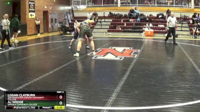 285 lbs Cons. Semi - Logan Clayburn, Southwestern Oregon Community College vs AJ Wedge, Umpqua Community College