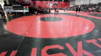 150 lbs Cons. Round 2 - Daniel Risa, Carol Stream (GLENBARD NORTH) vs John Gough, SCHAUMBURG (HS)