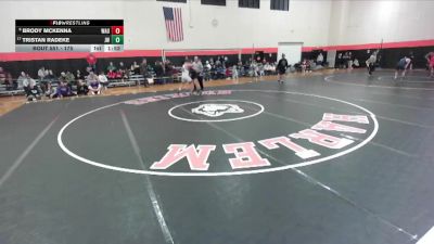 175 lbs Cons. Round 4 - Tristan Radeke, Joliet (WEST) vs Brody McKenna, WAUCONDA