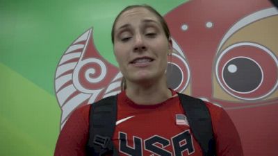 Kara Winger happy to advance to the javelin finals