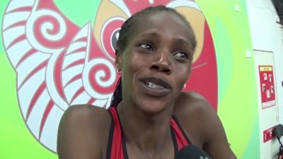 Eunice Sum after earning bronze in 800m at world champs